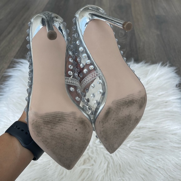 Rhinestone cinderella heels - Picture 3 of 4